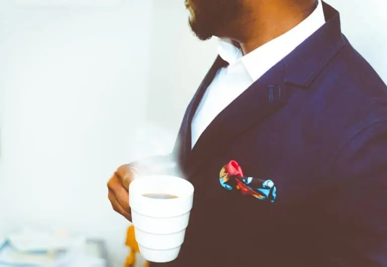 stylish man being dapper