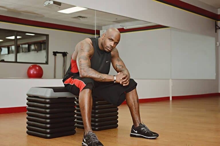 fitness guy black exercise