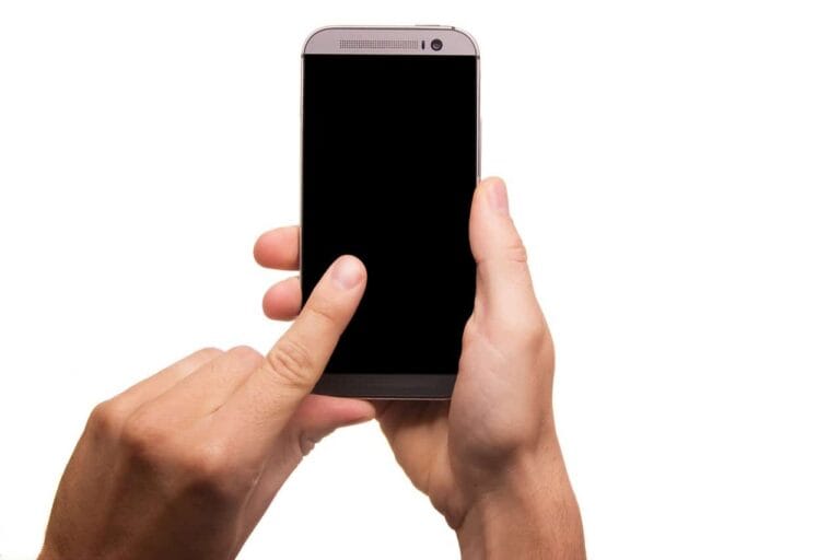 smartphone blank screen