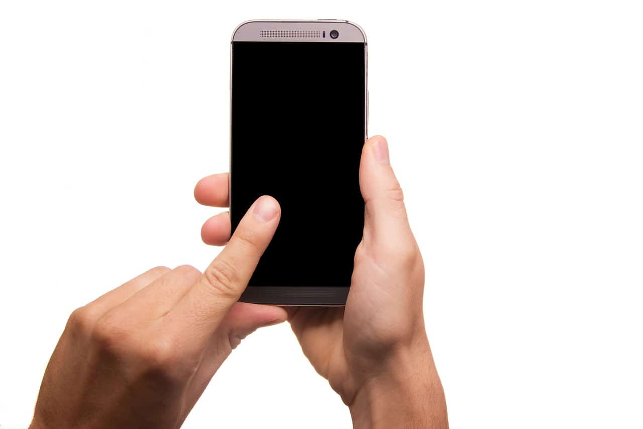 smartphone blank screen