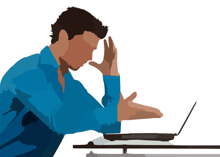 man computer