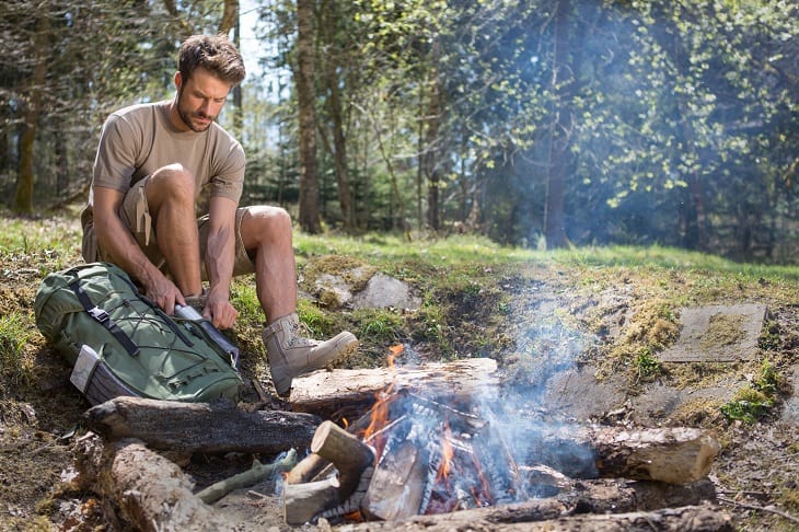 military 1st camping