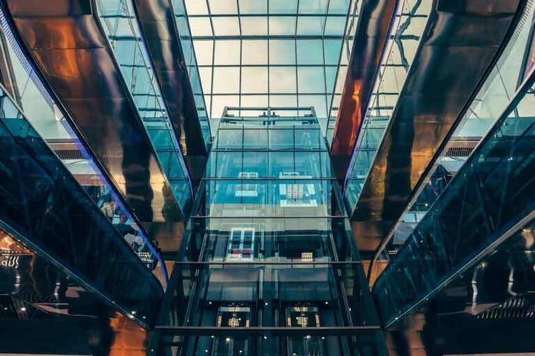 glass building
