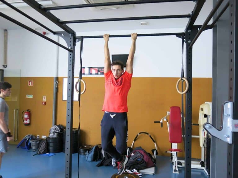 man doing fitness