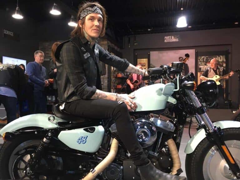 masculine man on harley