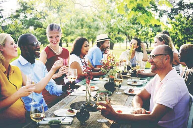hosting dinner party