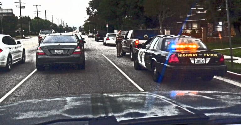 highway patrol speed trap