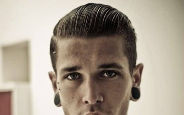 mens slick back haircut