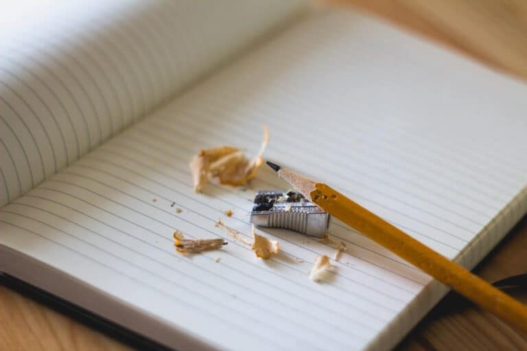pencil sharpener notebook paper