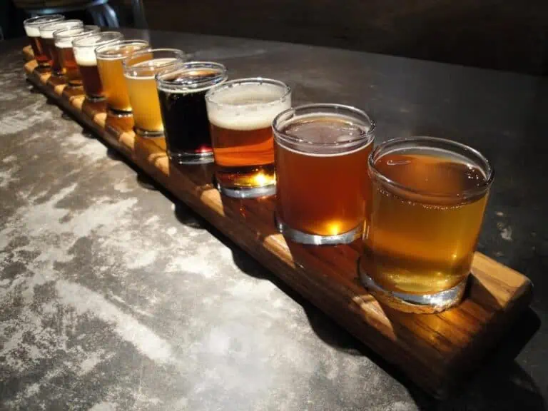 flight of beer