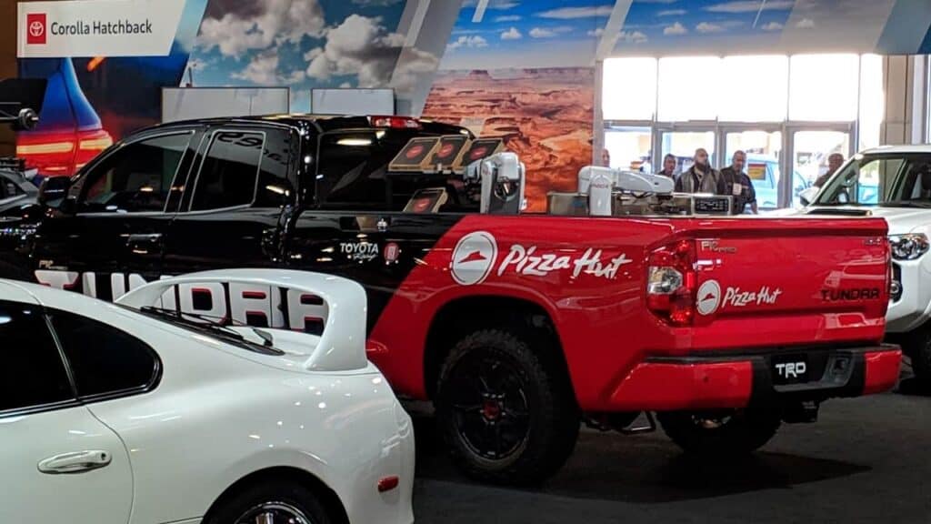 Trail Trek Tour: Toyota TRD Pro Day 1 @ SEMA 9 Toyota Tundra Pizza Truck 2
