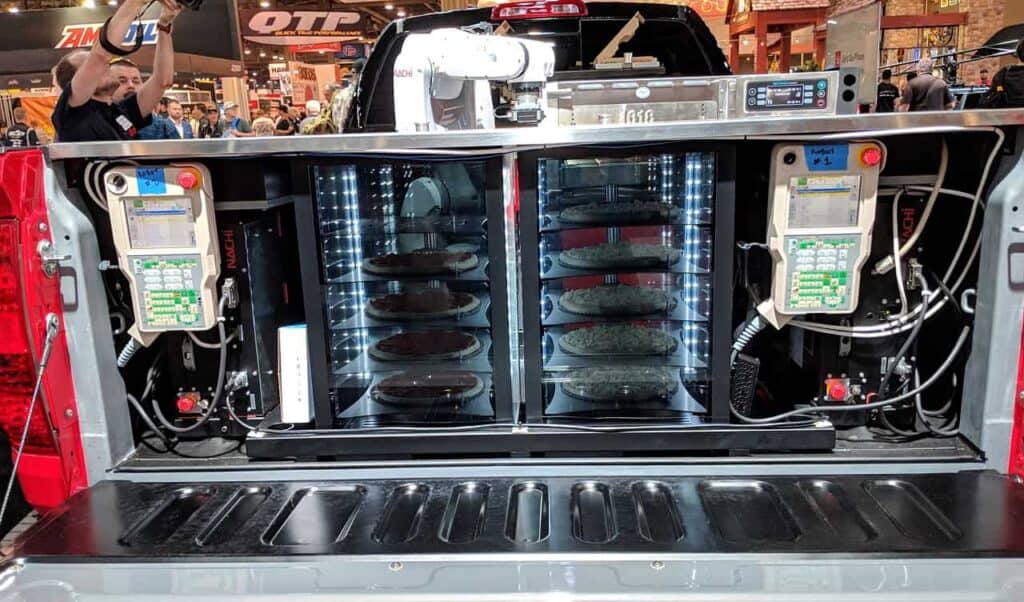 Trail Trek Tour: Toyota TRD Pro Day 1 @ SEMA 7 Toyota Tundra Pizza Truck 4