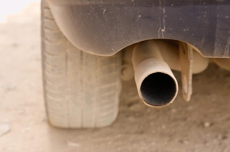 car exhaust pipe