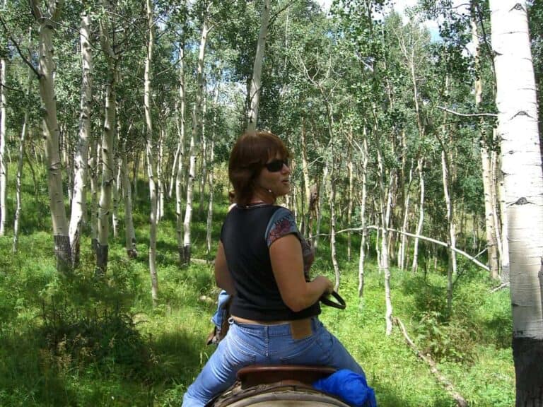 horseback riding lady