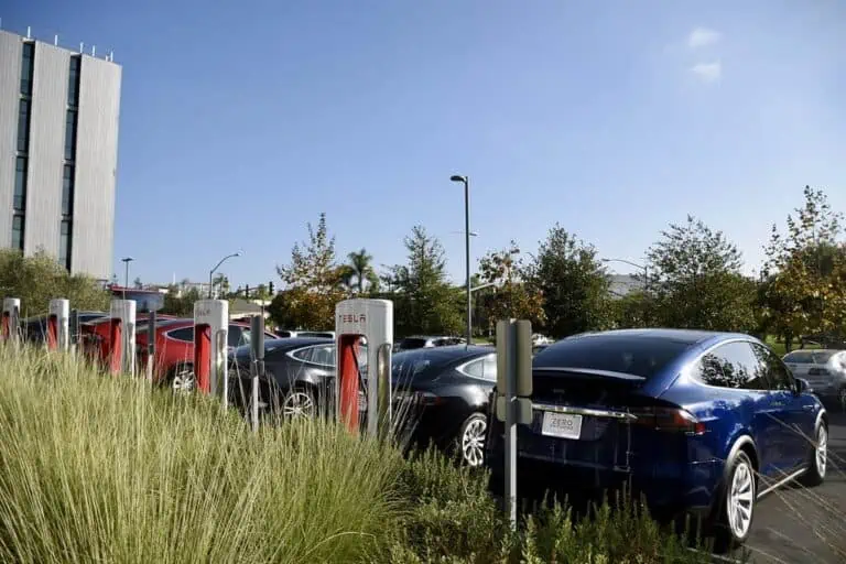 tesla cars supercharger