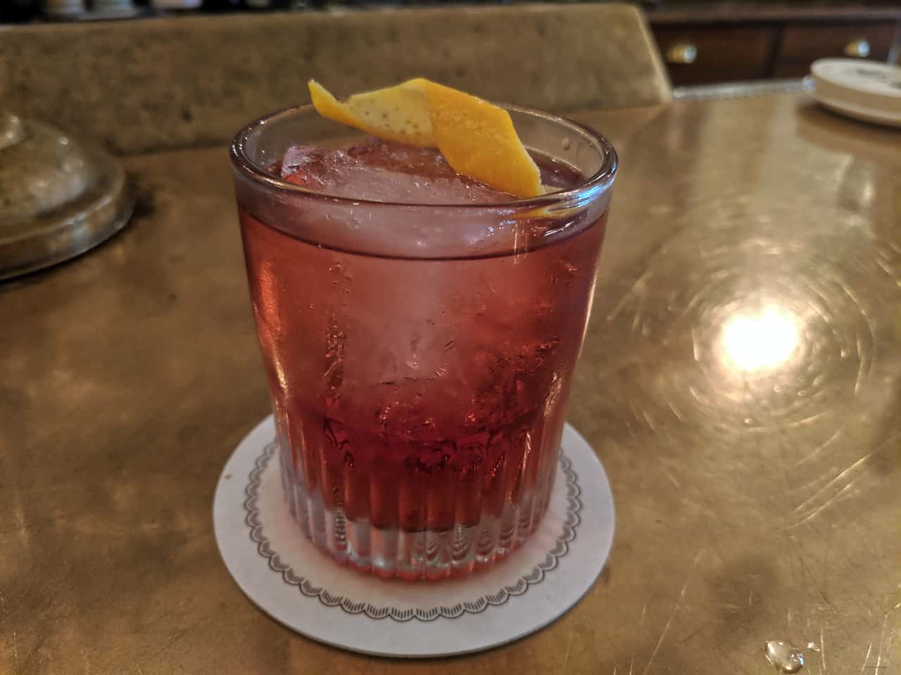 Dominion Square Tavern Review - Best Cocktails in Montreal, Part 1 3 negroni dominion tavern montreal