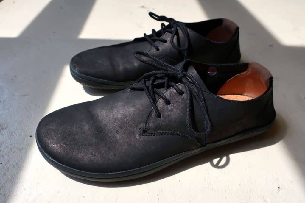 Chaussures femme Vivobarefoot Primus Trek 36 L US 5 rouge/noir Pittards
