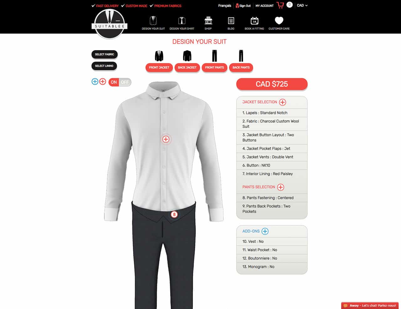Hands On: Suitablee Custom Suits Review - Finding What Fits You 7 ordering process 2