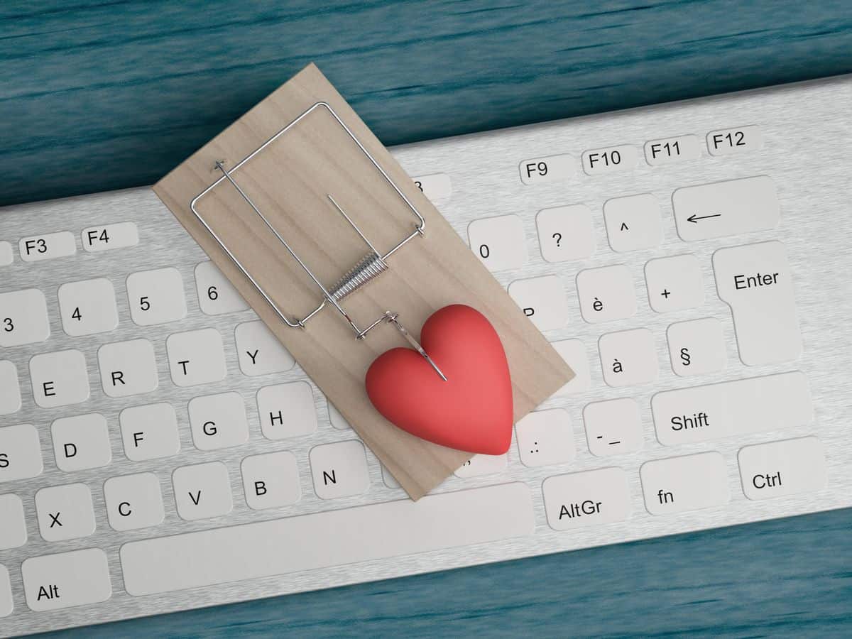 heart on keyboard