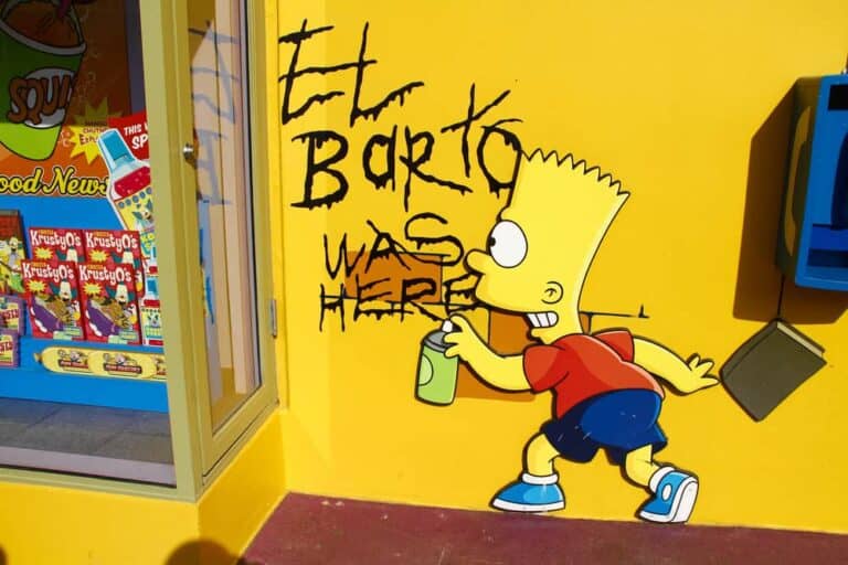 bart simpson spraypaint