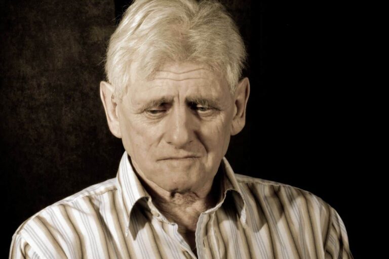 old man sad