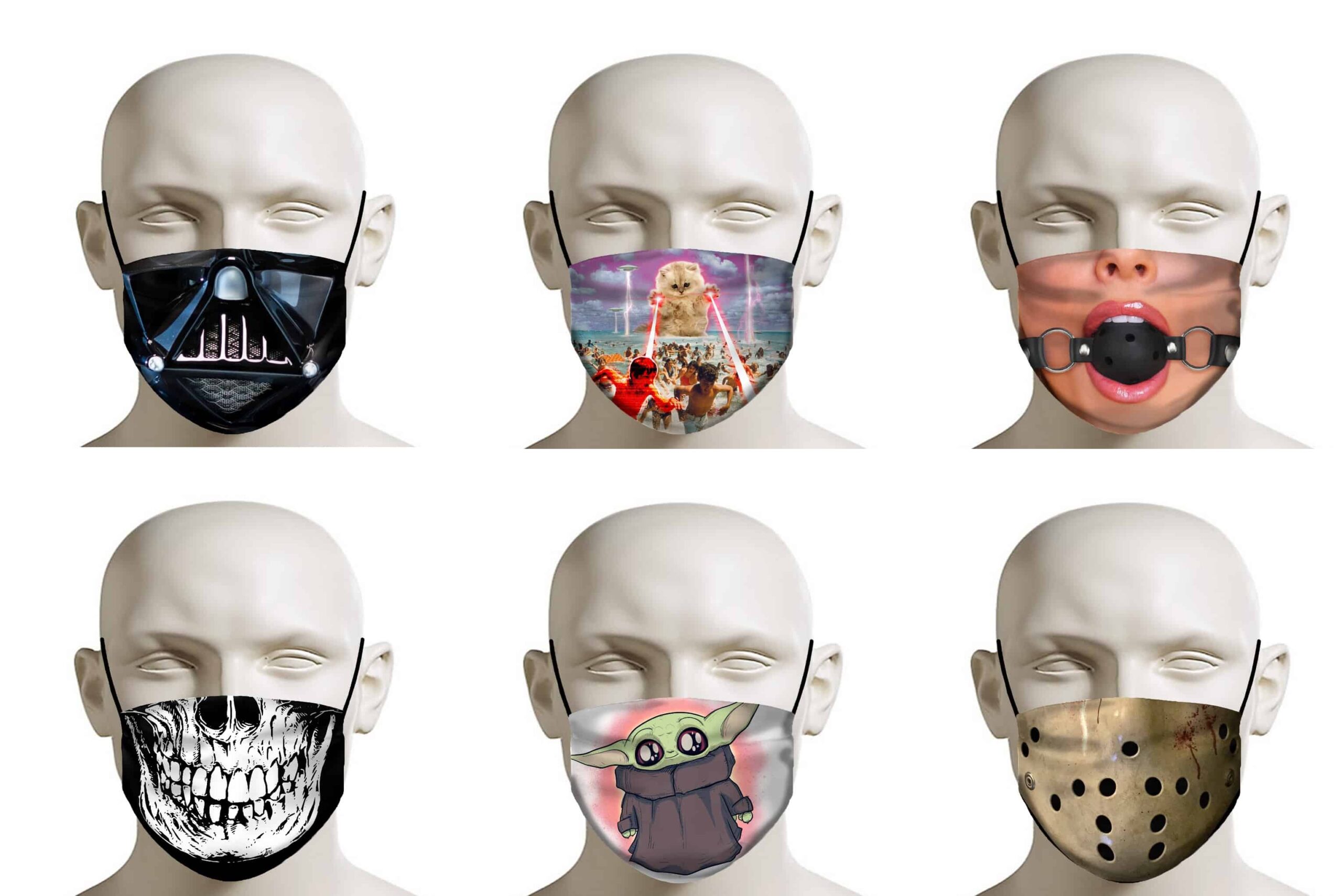 Designer Face Masks By Rageon Unfinished Man