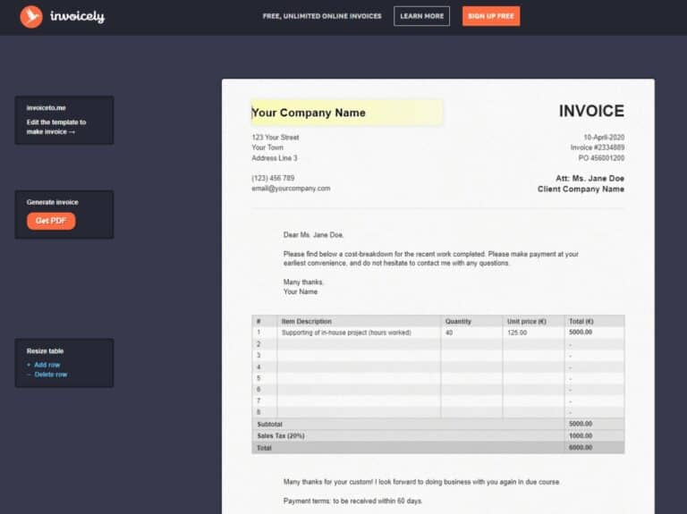 invoicetome