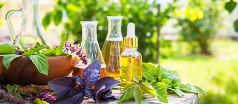 oils in bottles