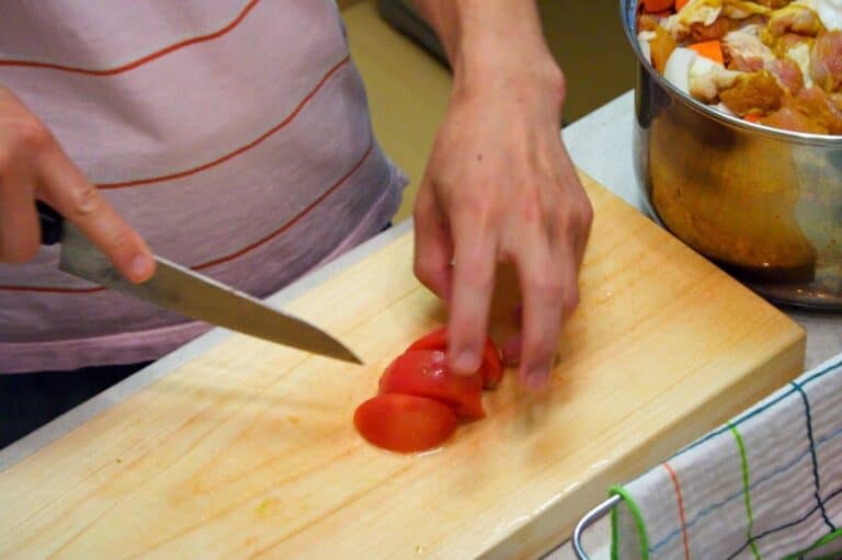 man cooking dinner