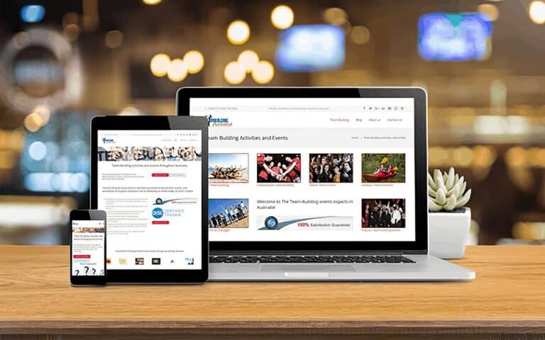 wordpress site on computer
