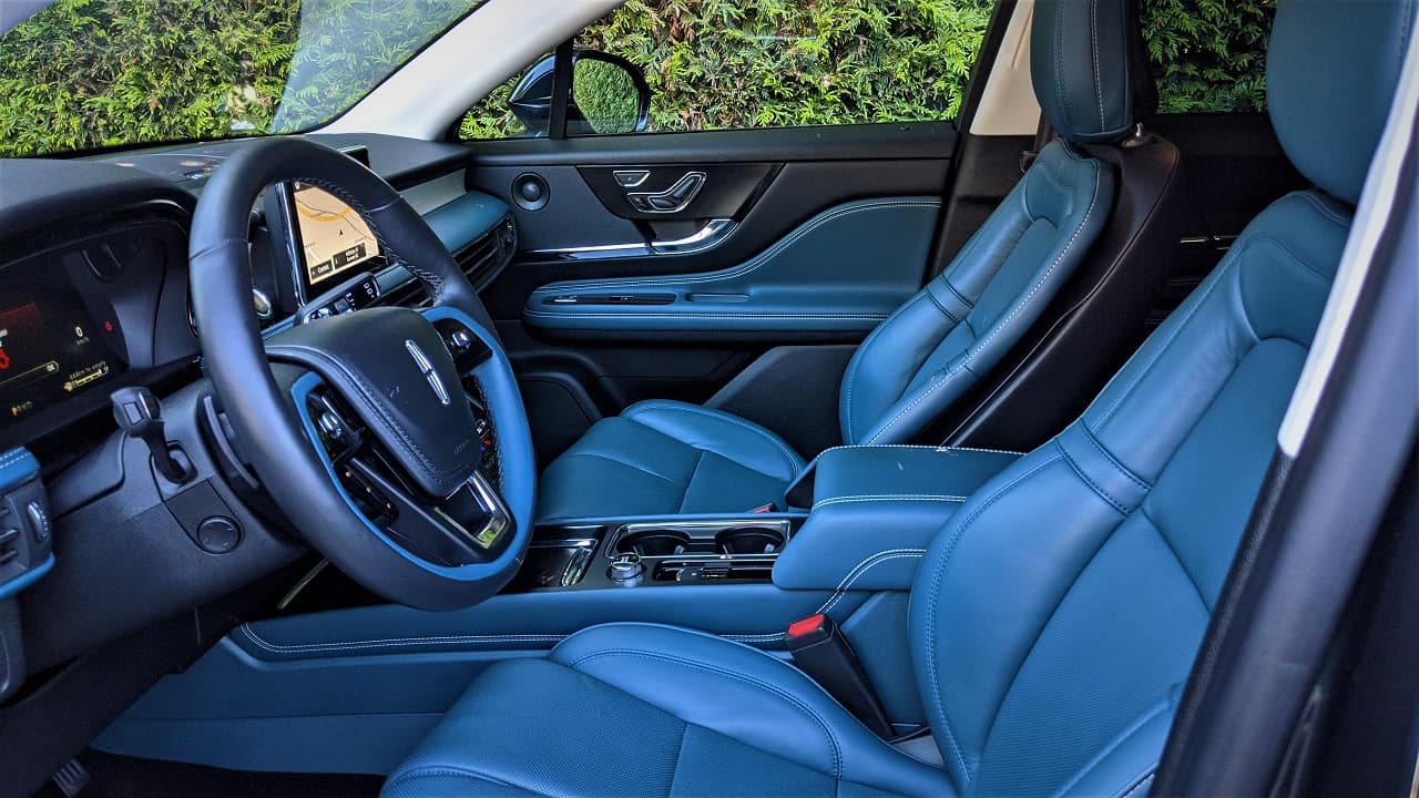 2020 Lincoln Corsair Review: The Baby Aviator 5 2020 Lincoln Corsair blue interior