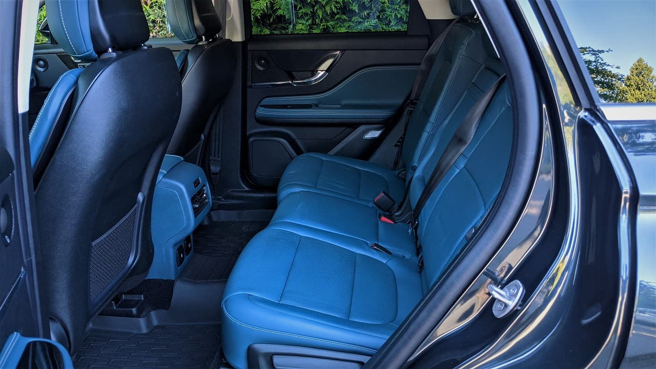 2020 Lincoln Corsair Review: The Baby Aviator 6 Lincoln Corsair rear seats