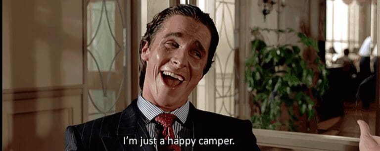 happy camper american psycho