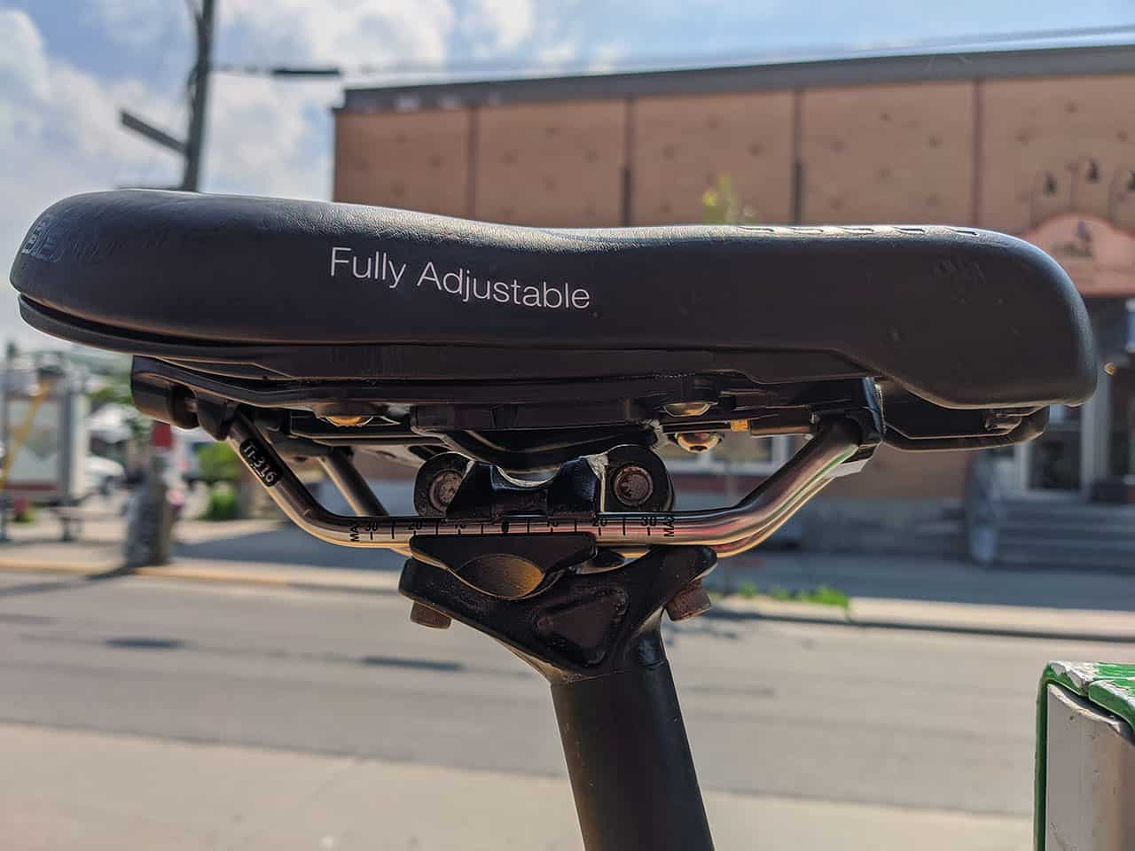 fully adjustable bike saddle