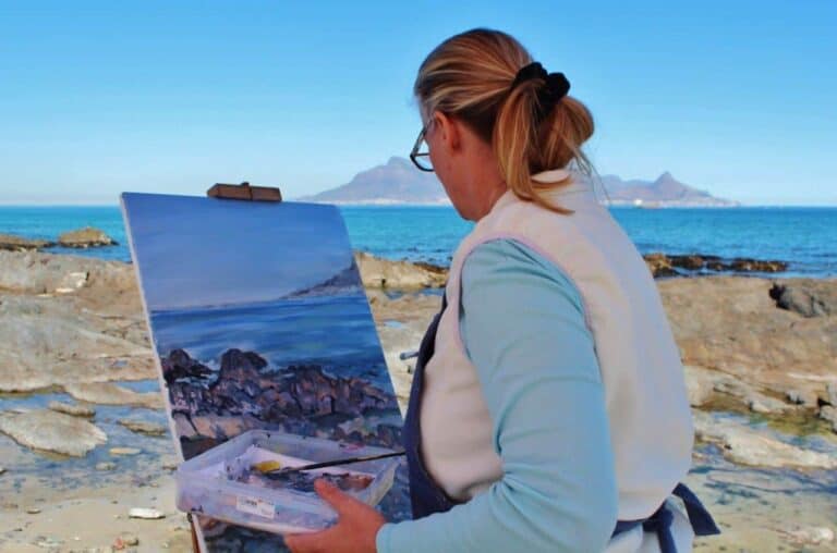 how to find artist of oil painting