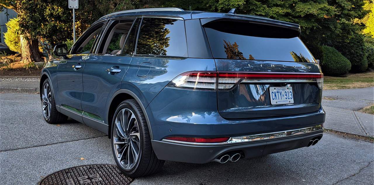 2020 Lincoln Aviator Review: Luxury At Its Finest 5 Aviator Rear Three Quarters