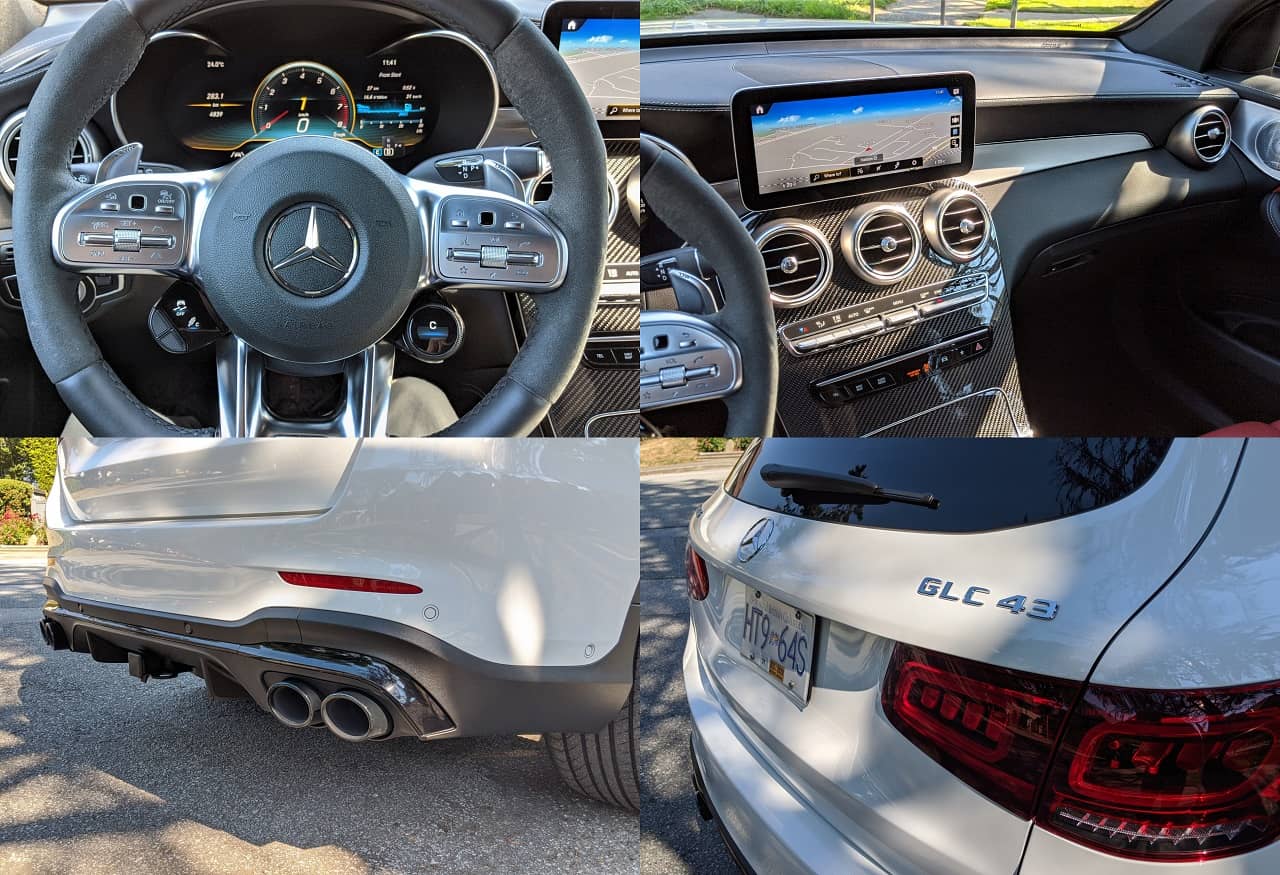 2020 Mercedes-AMG GLC 43 4MATIC Review 8 2020 Mercedes AMG GLC 43 collage