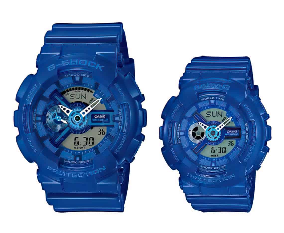 His & Hers: Casio G-Shock GA-110 & Baby-G BA-110 Watches 2 Casio GShock GA110 BabyG BA110 watches 2 enlarged