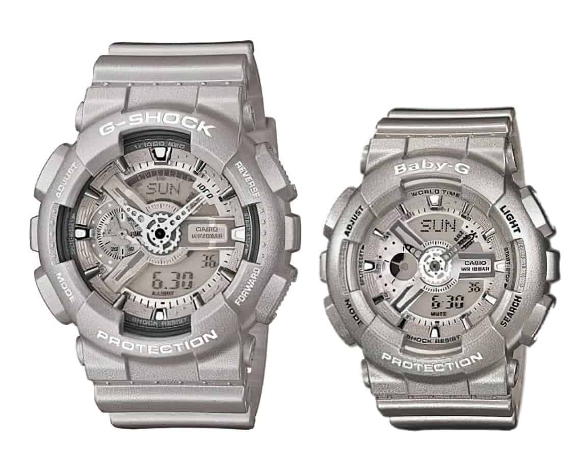 His & Hers: Casio G-Shock GA-110 & Baby-G BA-110 Watches 3 Casio GShock GA110 BabyG BA110 watches 3 enlarged