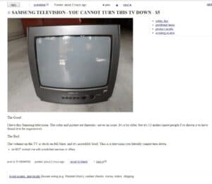 Best Craigslist TV Advertisement Fails
