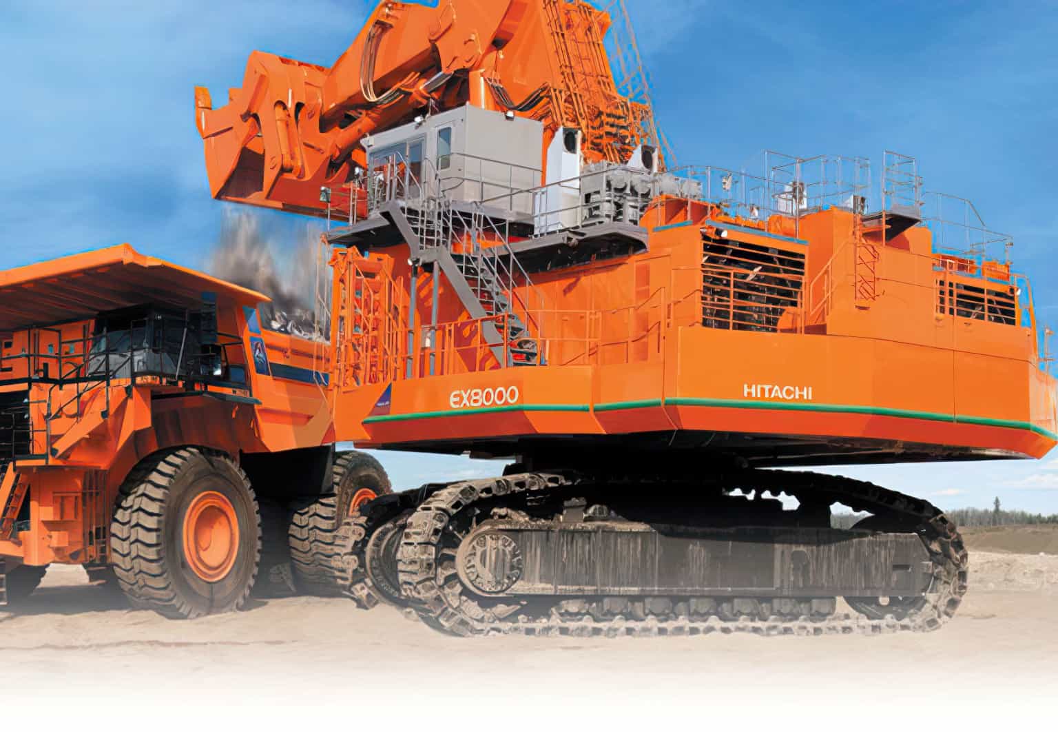 World's Biggest Construction Vehicles 3 Hitachi EX8000 6 Excavator enlarged