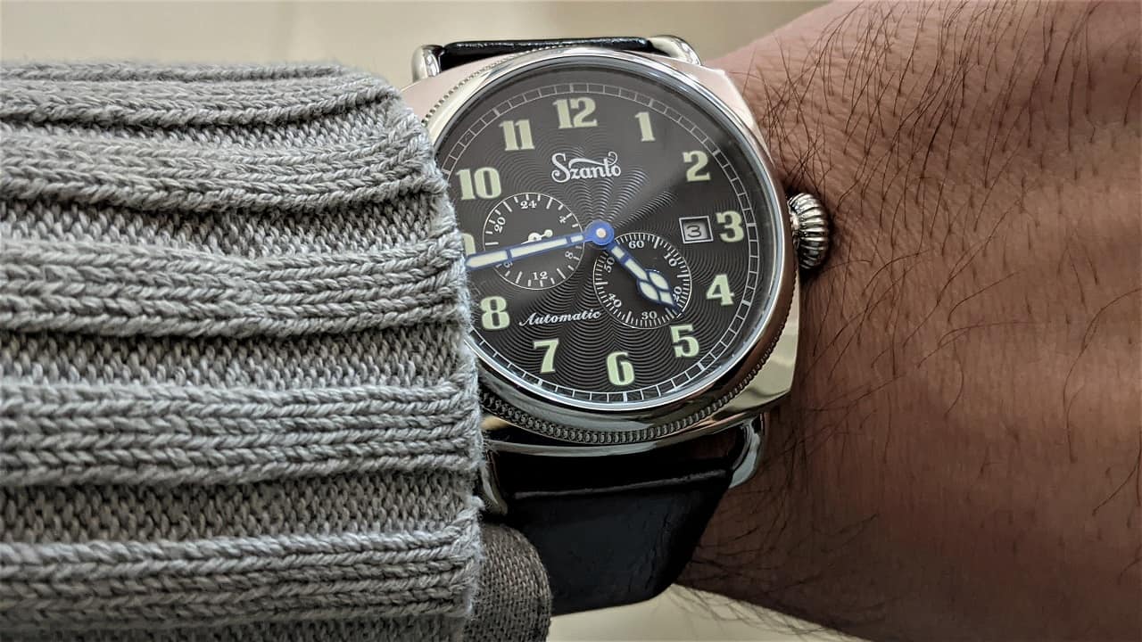 Szanto Automatic Officer Coin Cushion 6201 Watch Review