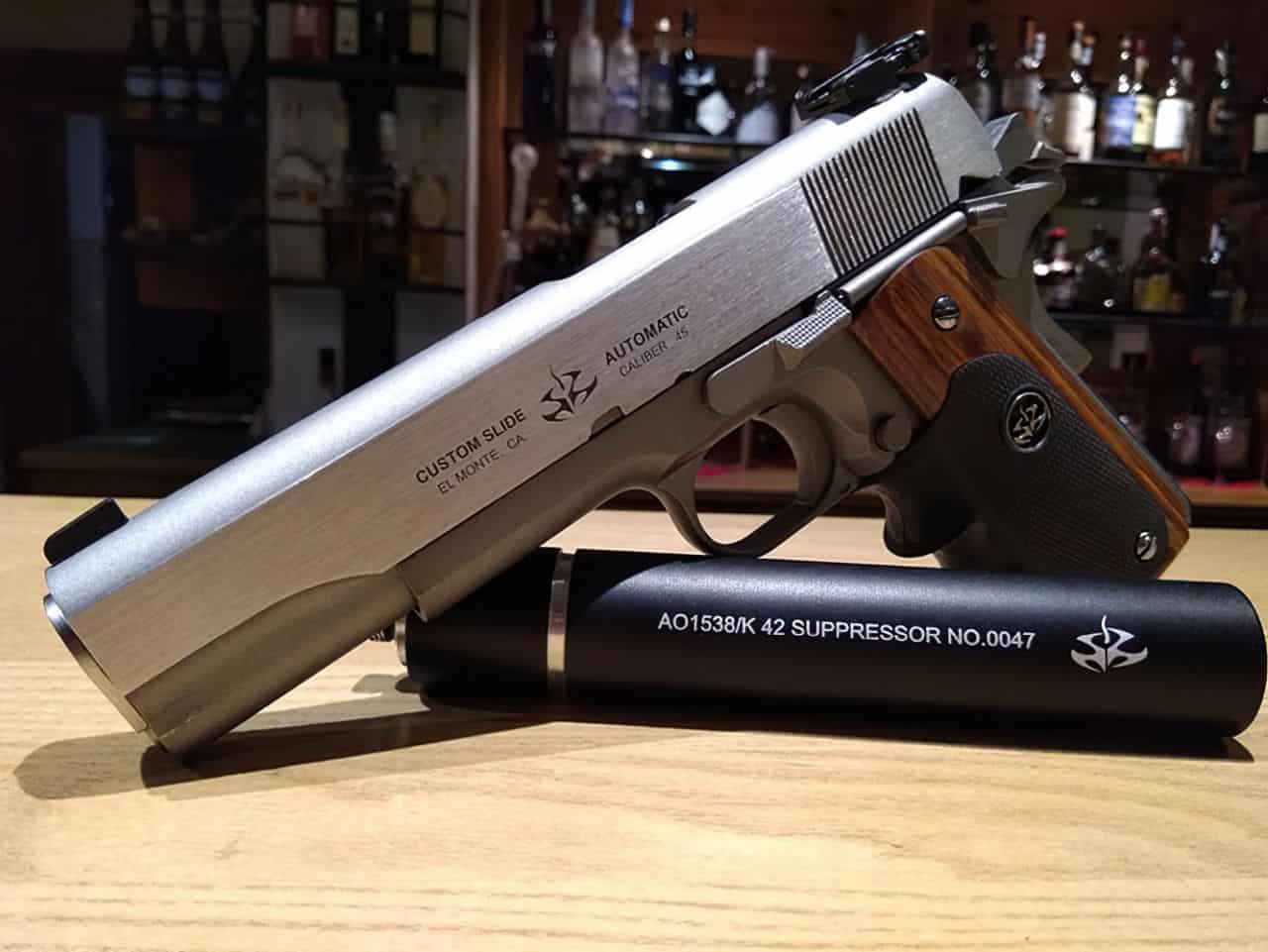 Someone Made Agent 47's Silverballer .45ACP Handgun from Hitman 6 agent 47 45 acp silverballer handgun