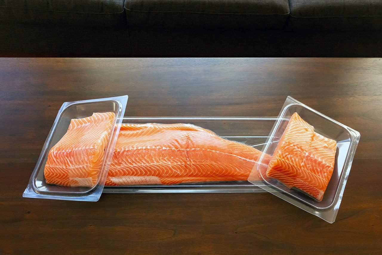 oshen salmon on table