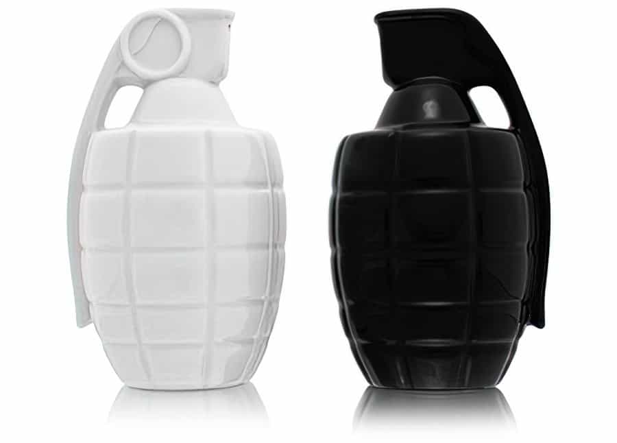 Household Items Designed To Look Like Weapons 7 Grenade salt and pepper upscaled