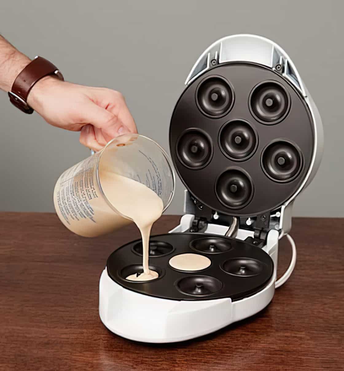 Homer Simpson Approved - Make Donuts In Your Office 3 Mini Donut Factory batter upscaled