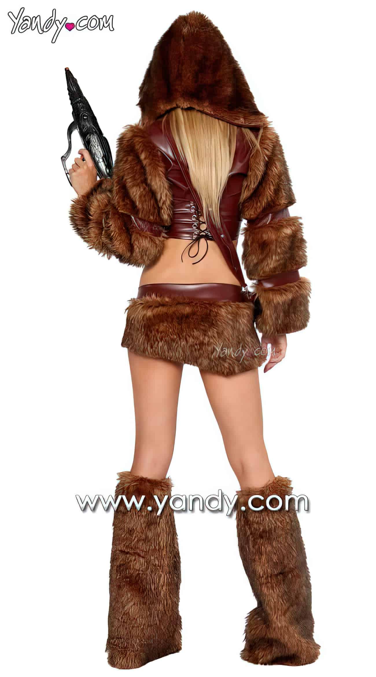 Sexy Star Wars Halloween Costumes For Women 4 Sexy Chewbacca Costume5 upscaled