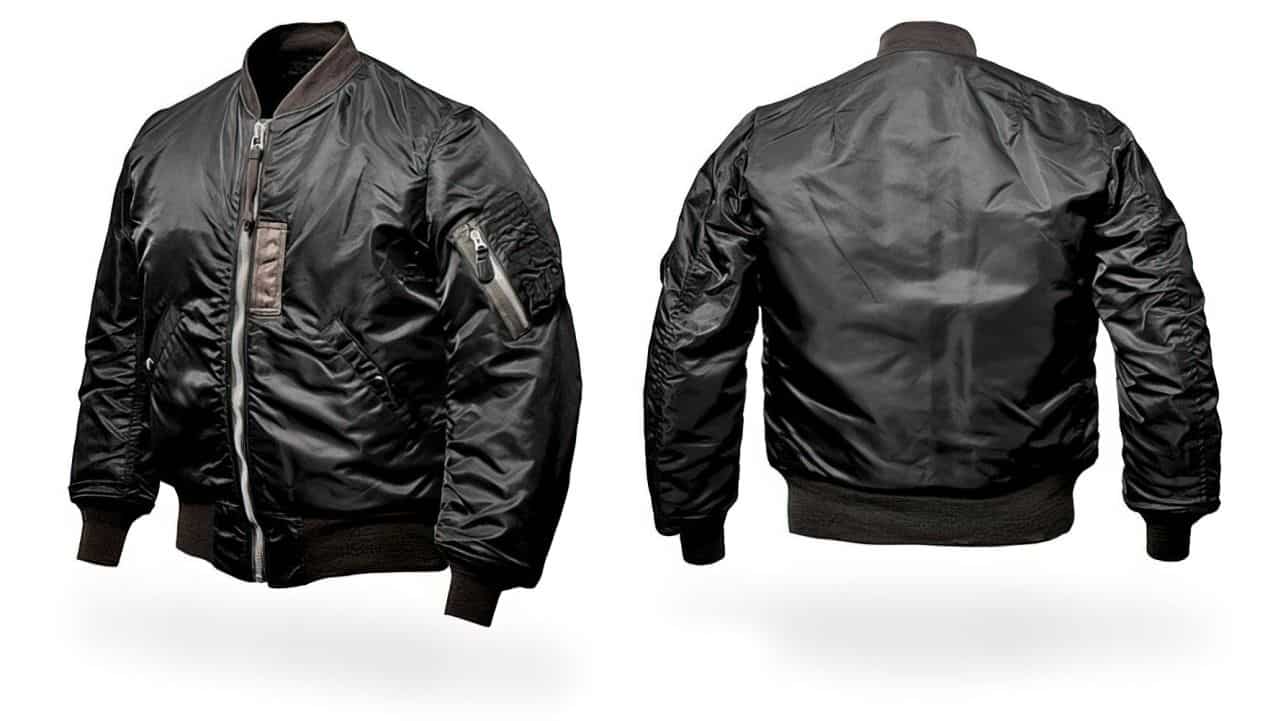 Type MA-1 Flight Jacket - Buzz Rickson x William Gibson 2 buzz rickson ma 1 flight jacket front and back
