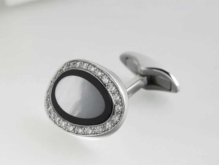 designer diamond cufflinks