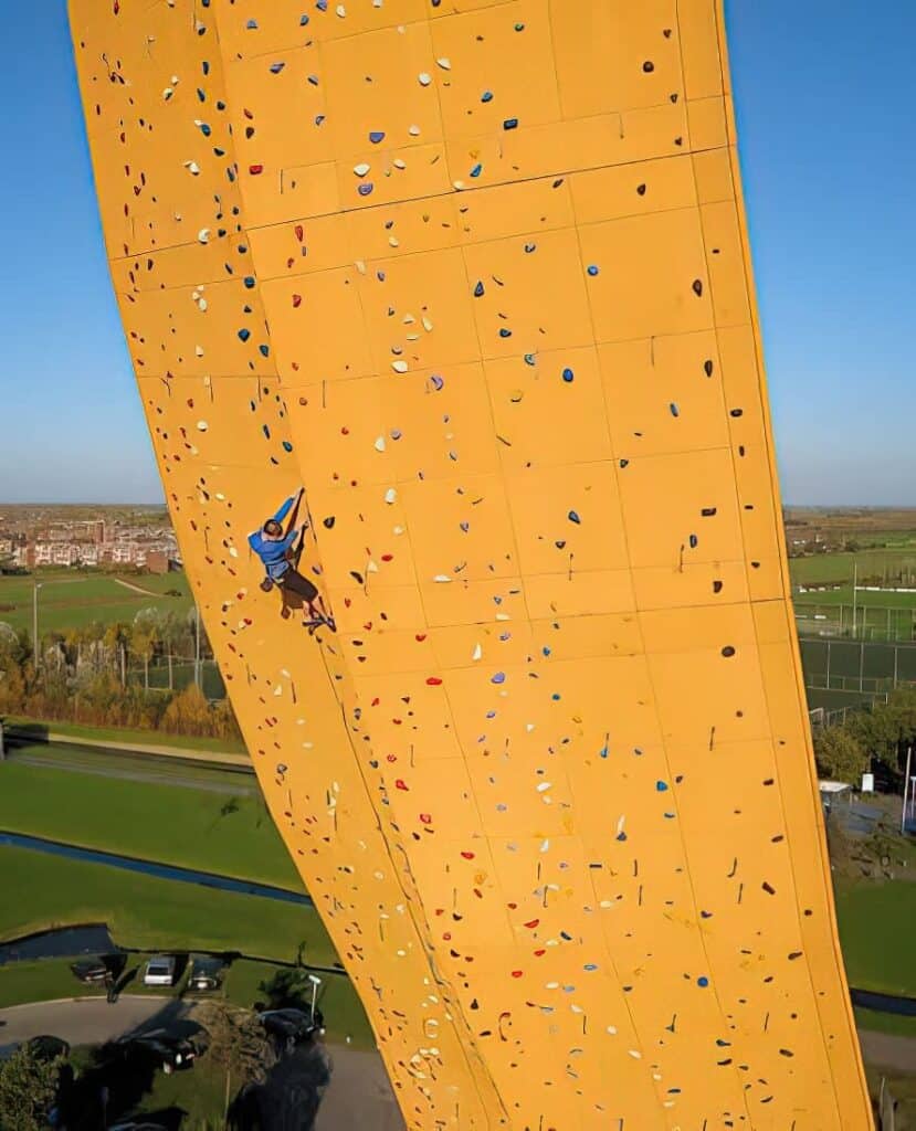 Excalibur The Tallest Climbing Wall In The World Unfinished Man